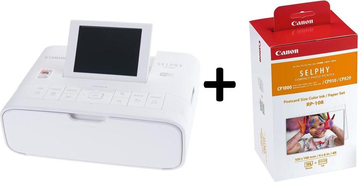 Canon Kit Selphy CP1300 + RP108 (Termica diretta, Colore)