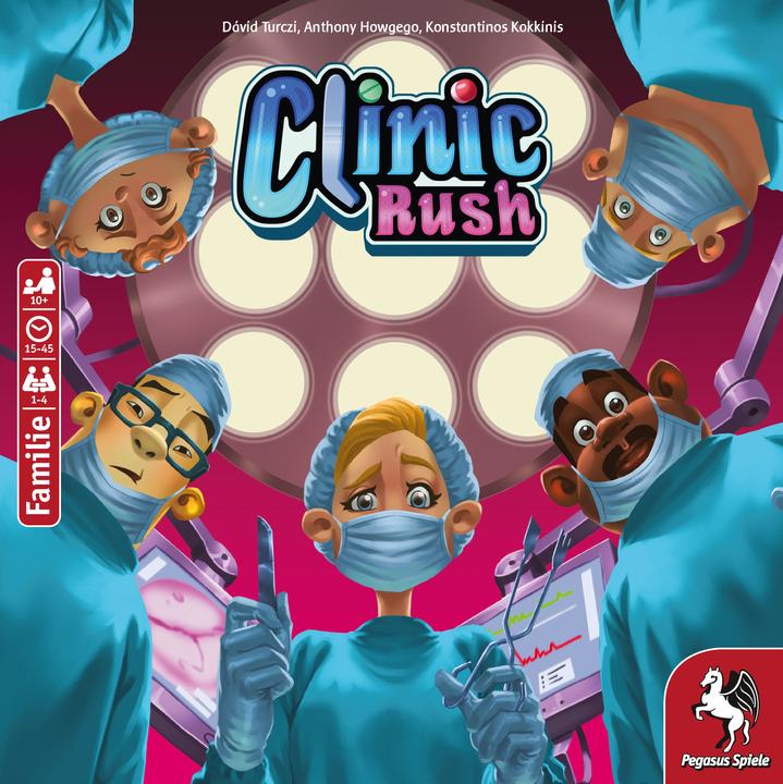 Produktbild Pegasus 51231G - Clinic Rush - Brettspiel, für 1-4 Spieler ab 10 Jahren (DE-Ausgabe) (Deutsch)