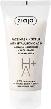 Ziaja Hyaluronic Acid Peeling Mask (Face Mask + Scrub) 55 ml (55 ml)