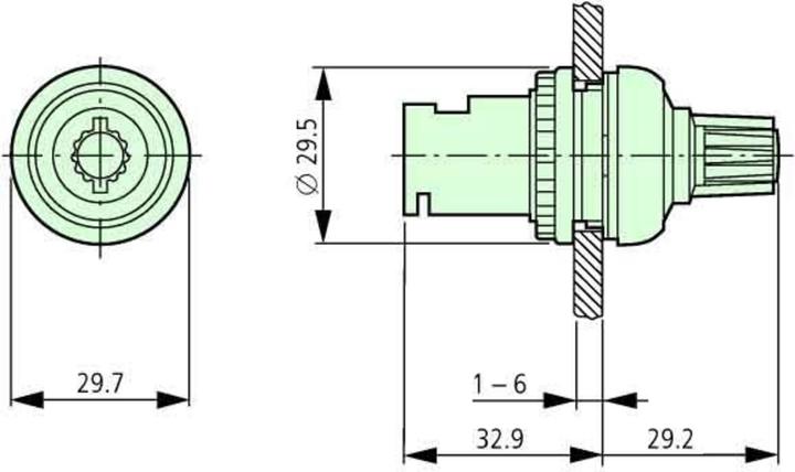 Image du produit Eaton Potentiomètre, linéaire, 4,7 K ohms