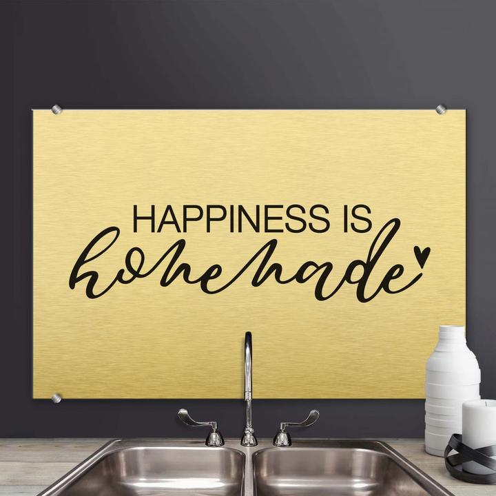 Produktbild Trenddeko Happiness is homemade (40 x 60 cm)