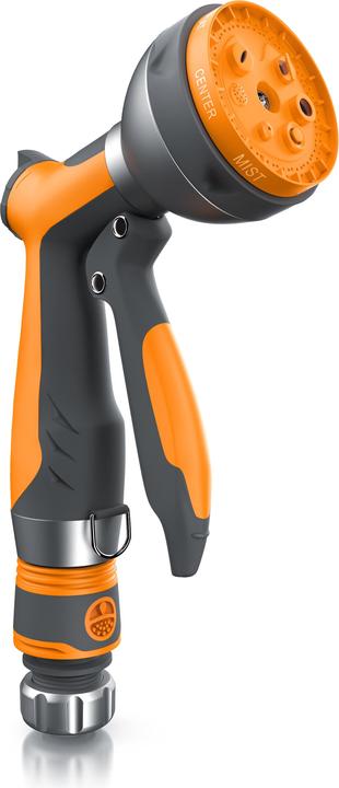 Actual product image Brandson Multifunctional shower, garden hand shower with 7 spray profiles, spray gun compatible with Gardena
