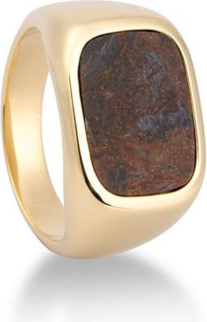 Breuning Ring - E. Pietersit Braun (71, 585/14 K Gold)
