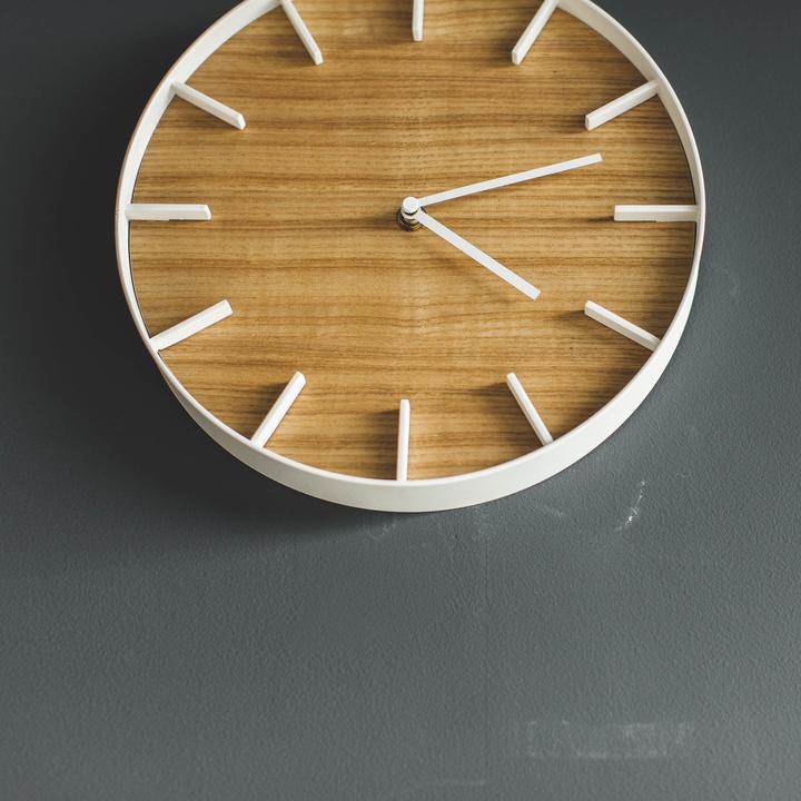 Actual product image Yamazaki Wall clock RIN (26.50 cm)