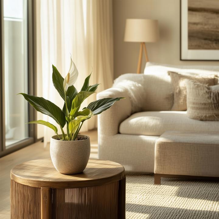 Actual product image Plant in a Box Spathiphyllum 'Torelli' - Peace Lily (30 cm)