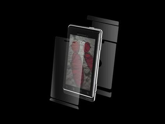 Actual product image Zagg invisibleSHIELD - Full Body Schutzfolie für Milestone