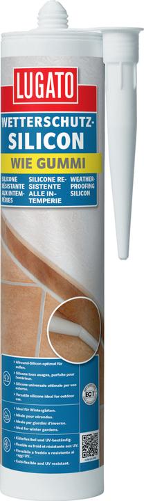 Lugato Wie Gummi Wetterschutz Silikon (Aluminium)