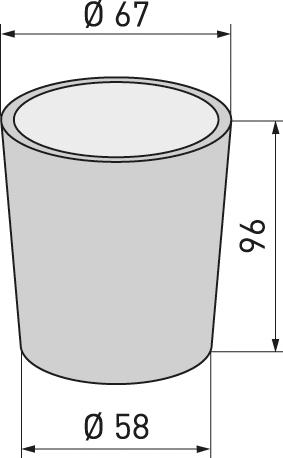 Actual product image Diaqua Clear (Ø 6 cm, Ø 7 cm, Ø 9.5 cm)