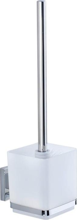 Produktbild Wenko WC-Garnitur Quadro silber Metall