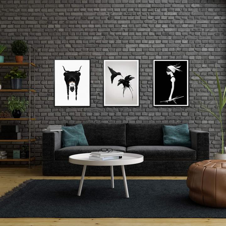 Image du produit Trenddeko Bear Warrior - Guerrière de l'ours (24 x 30 cm)
