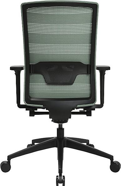 Actual product image Topstar SITNESS AirWork office swivel chair, with adjustable armrests, mint green.
