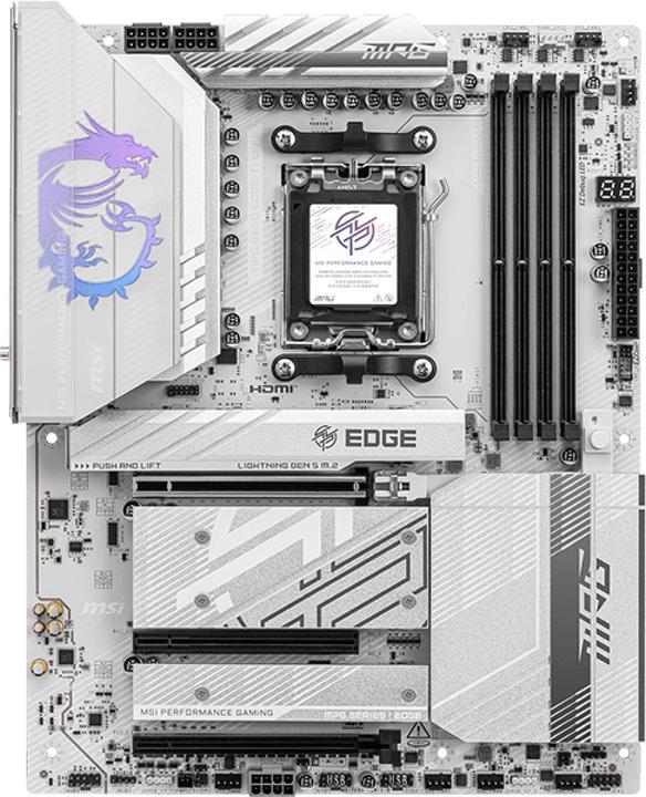 Immagine prodotto MSI MPG B850 EDGE TI WIFI (AM5, AMD B850, ATX)