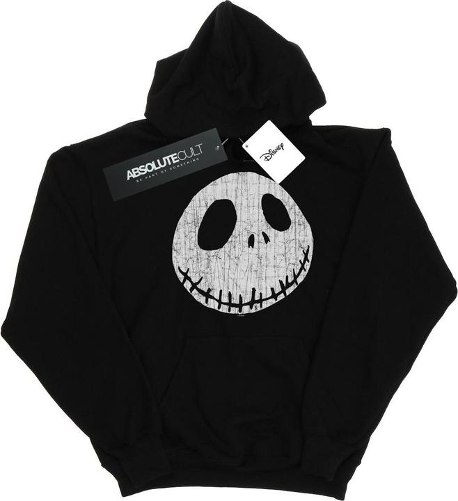 Disney Nightmare Before Christmas Jack Cracked Face Kapuzenpullover (L)