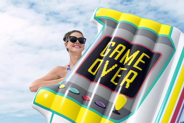 Actual product image Bestway Aqua Arcade air mattress