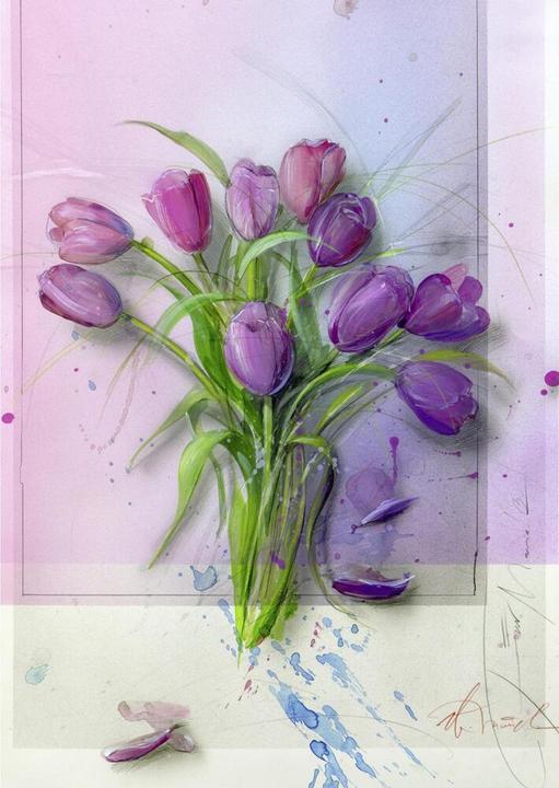 Actual product image Münch:Blossom time - card set (10 pcs.)