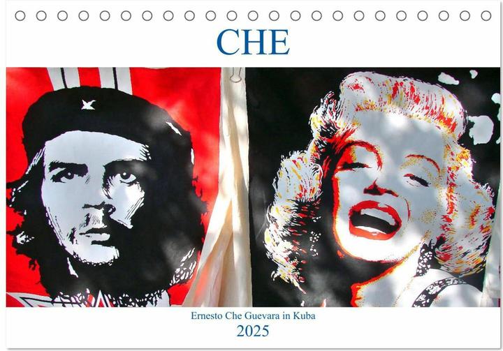 Actual product image CHE - Ernesto Che Guevara in Kuba (Tischkalender 2025 DIN A5 quer), Monatskalender (A5, German)