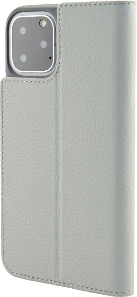 Image du produit Mike Galeli Book-Cover cuir véritable Marc gris clair (Apple iPhone 11 Pro)