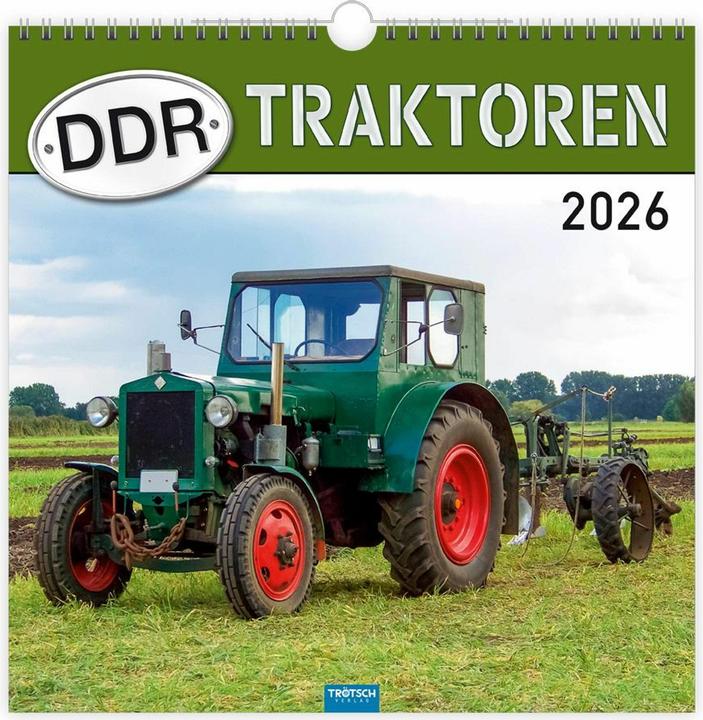 Immagine prodotto DDR-Traktoren2026 (30 x 30 cm, Tedesco)