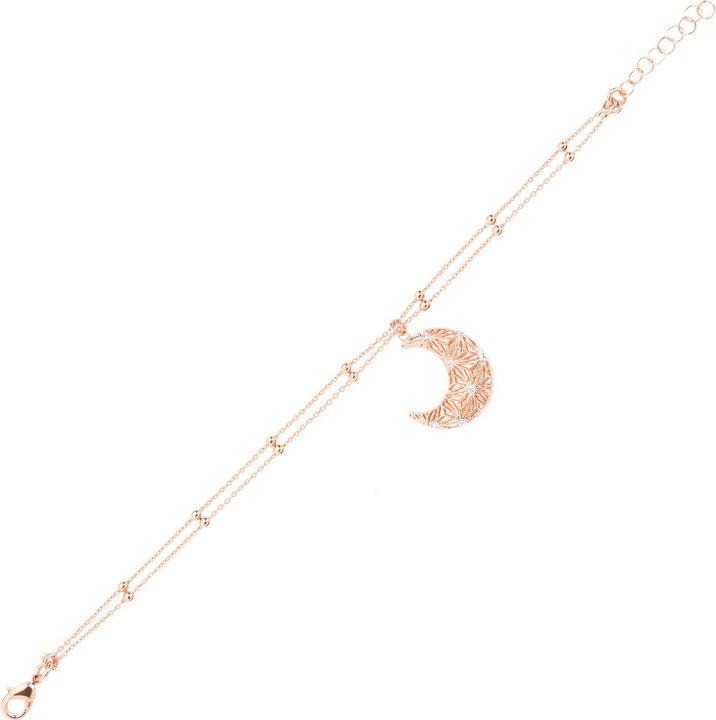 Immagine prodotto Ottaviani Bracciale in bronzo rodiato con glitter argento (Bronzo)