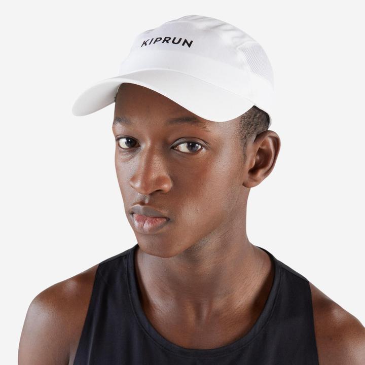 Actual product image Kiprun Lauf-Cap Schirmmütze - V2 weiss