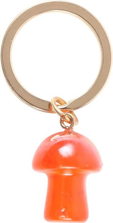 Actual product image Something Different Aura Mushroom Crystal Keyring