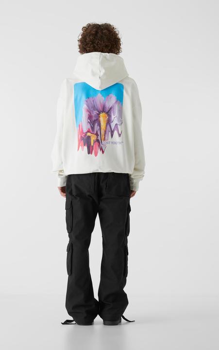 Immagine prodotto Lost Youth FELPA CON CAPPUCCIO - FIORI SFOCATI - 159767 (XXL)