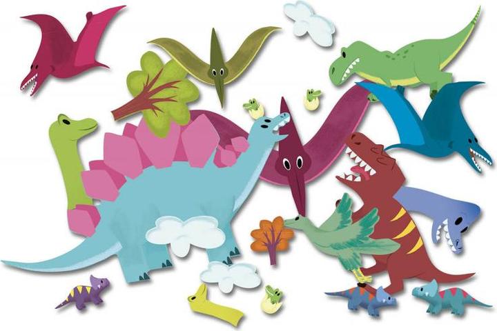 Produktbild Ma pochette d'artiste / 200 autocollants dinosaures
