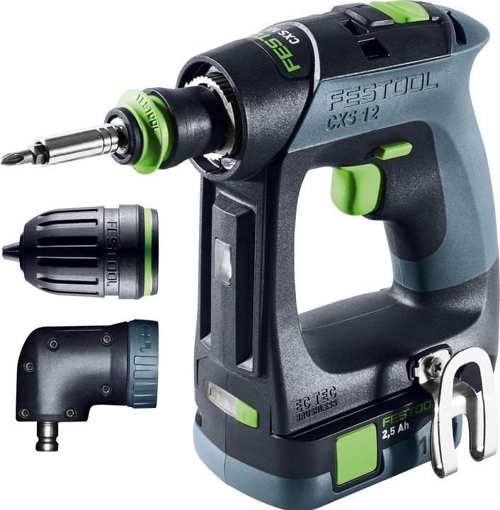 Actual product image Festool CXS 12 2.5 set (Rechargeable battery operated)