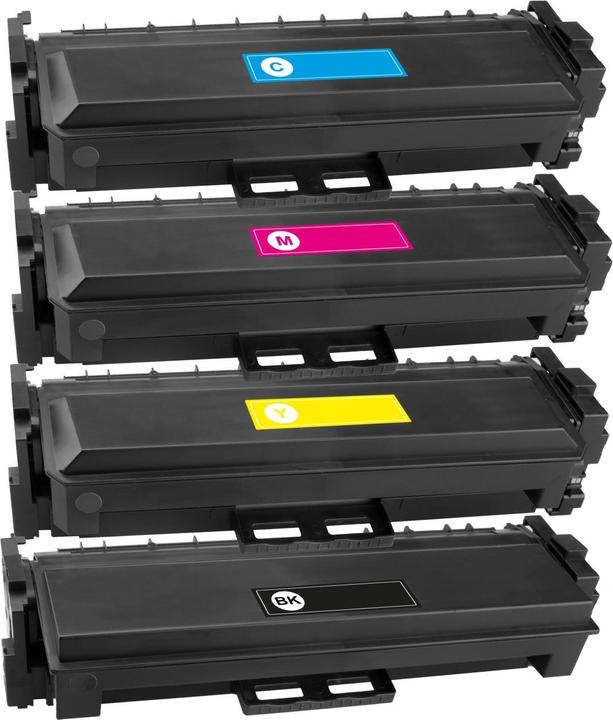Plutoos HP CF410X, CF411X, CF412X, CF413X / 410X, Toner XXL kompatibel, 4er Farbset