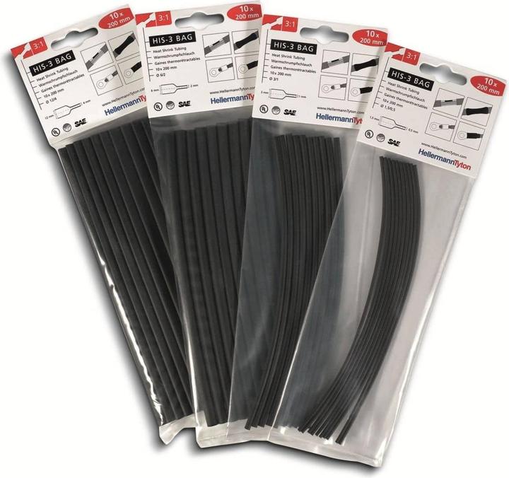 Actual product image HellermannTyton Shrink tubing assortment Tran (10 x)