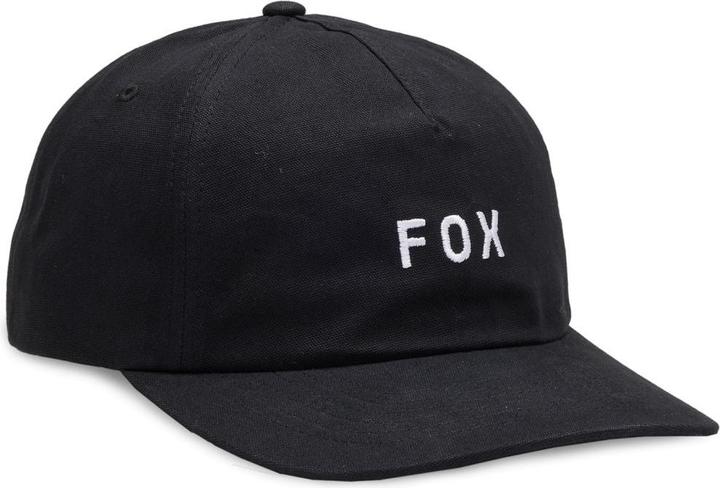 Fox Hat 23 Wordmark Adjustable Blk Os (One Size)