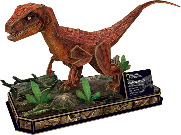Actual product image NoName 3d Puzzle Velociraptor (63 pieces)