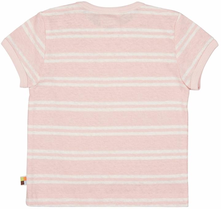 Actual product image loud + proud T-shirt stripes with linen (80)