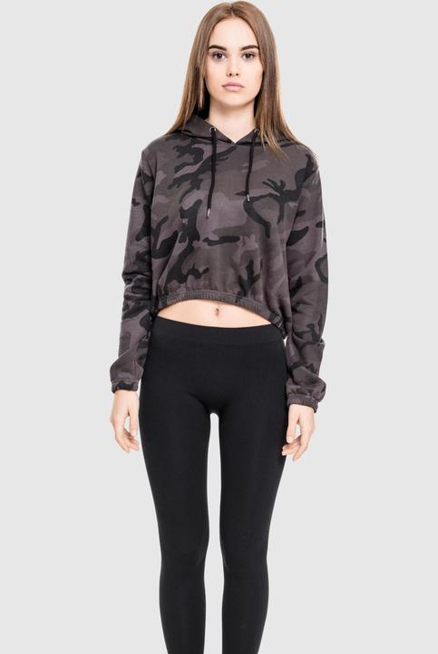 Actual product image Urban Classics Ladies Camo Cropped Hoody (M)