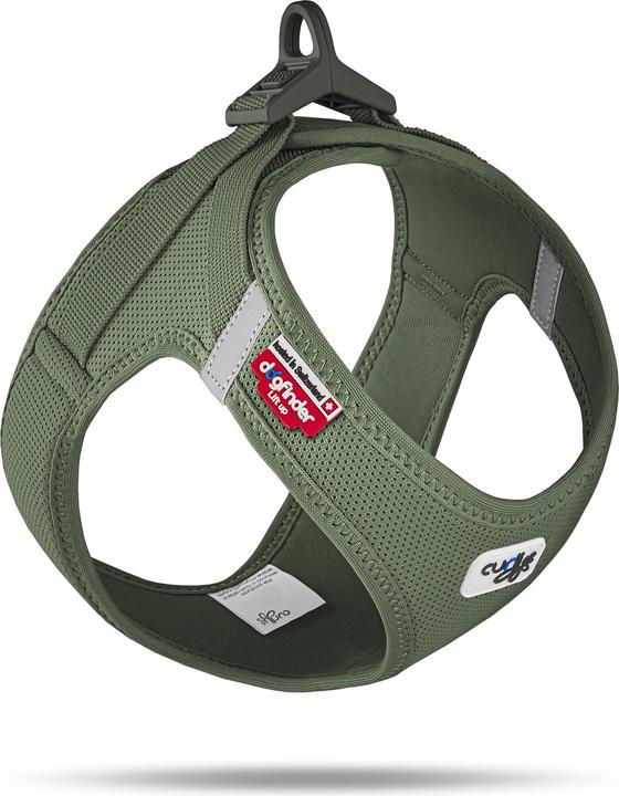 Actual product image Curli Harness Vest Air-Mesh L, Moss (L, Dog, General)