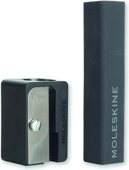 Actual product image Moleskine Eraser and pencil sharpener set