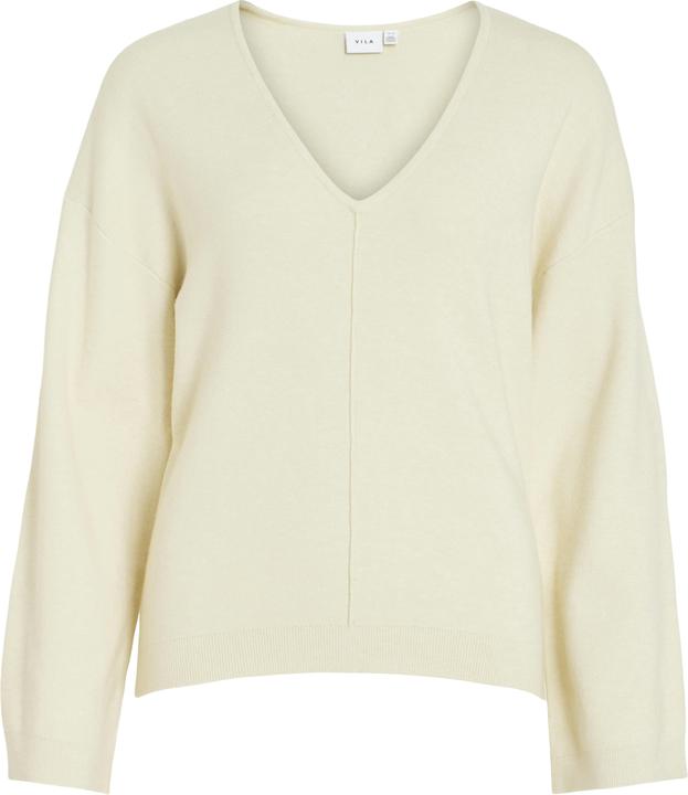 Vila V-Ausschnitt Strickpullover (M)