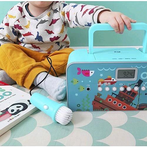 Immagine prodotto Muse M29KB Lettore CD per bambini CD, FM, USB Con microfono (FM, PLL, MW)