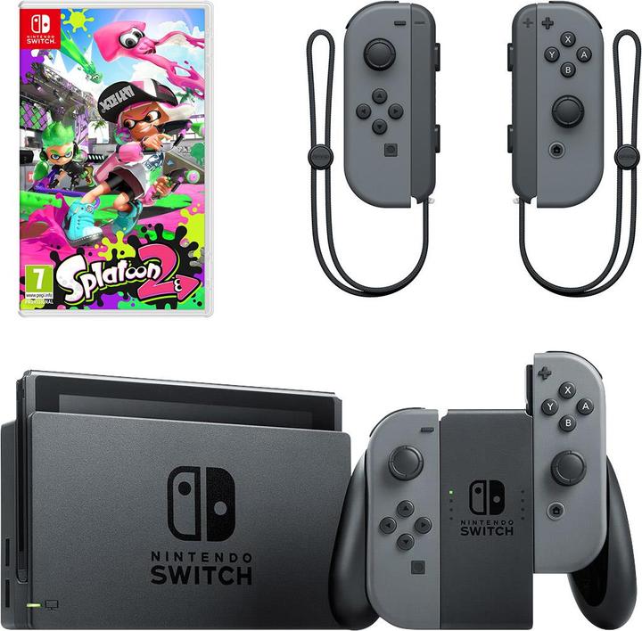 Nintendo Switch + Splatoon 2 + Joy-Con set