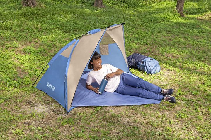 Produktbild Bestway Strandmuschel Ramble 2 200 x 100 x 100 cm (Strandzelt + Strandmuschel, 1.26 kg, 2 Personen)