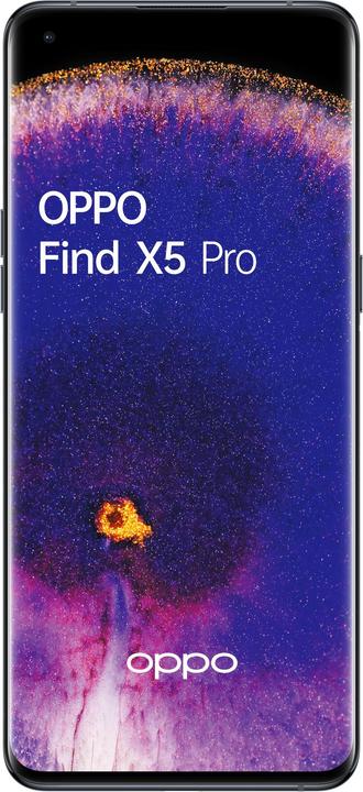 Actual product image OPPO Find X5 Pro (256 GB, Glaze Black, 6.70", Hybrid Dual SIM + eSIM, 5G)