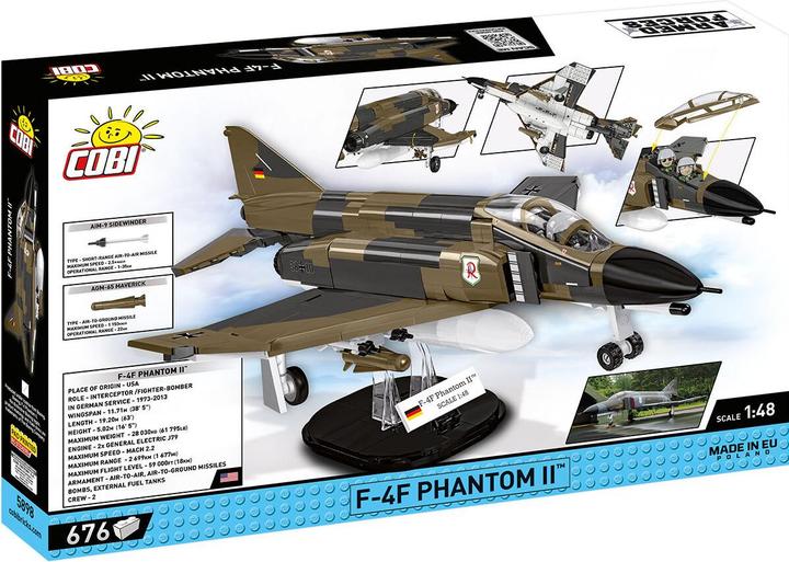 Actual product image Cobi ARMED FORCES 5898 F-4F PHANTOM II (AIR) 666K