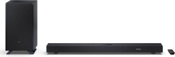 Sharp Speakers HT-SBW53121(BK) Q 3.1.2 Dolby Atmos/ DTS:X Soundbar with Wireless Subwoofer, Black | (360 W, 3.1 Channel)