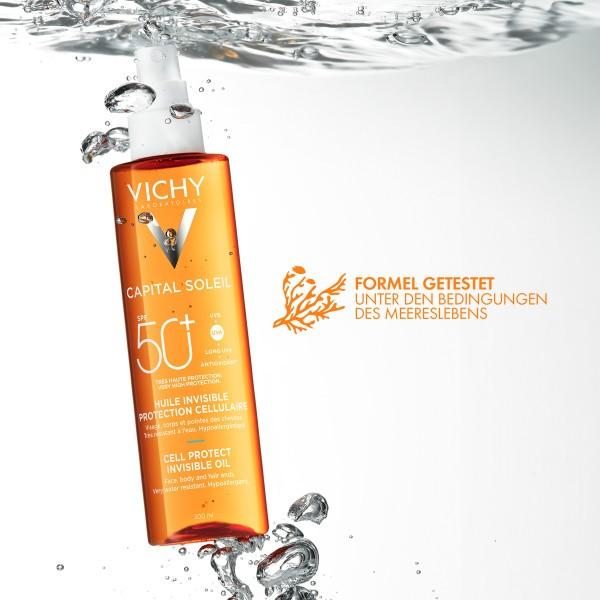 Actual product image Vichy Capital Soleil Invisible (Suntan oil, SPF 50+, 200 ml)