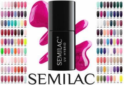 Actual product image Semilac Uv Hybrid Gel UV/LED Nail Polish 7ml All New Colors 345 - 828 (UV gel varnish)