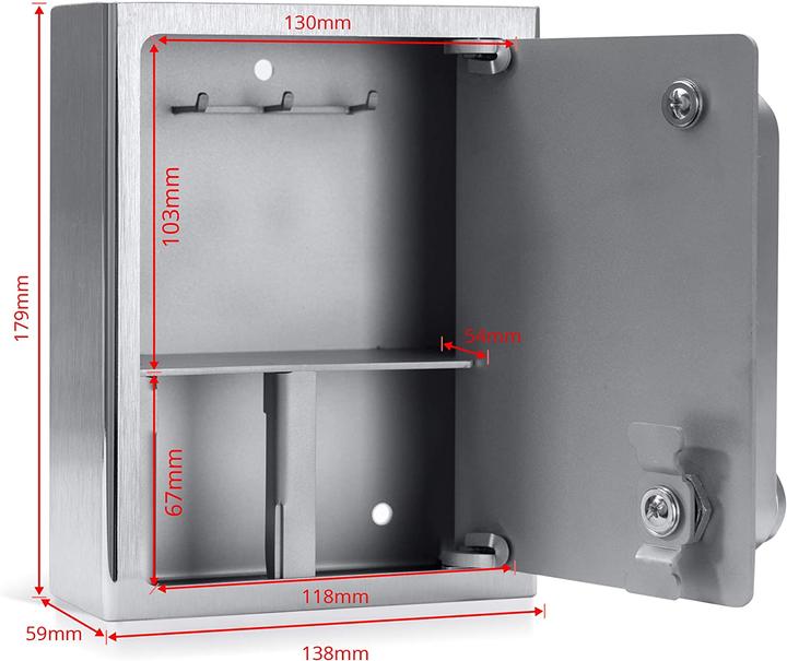 Actual product image Masunt Key safe 1120 E Code