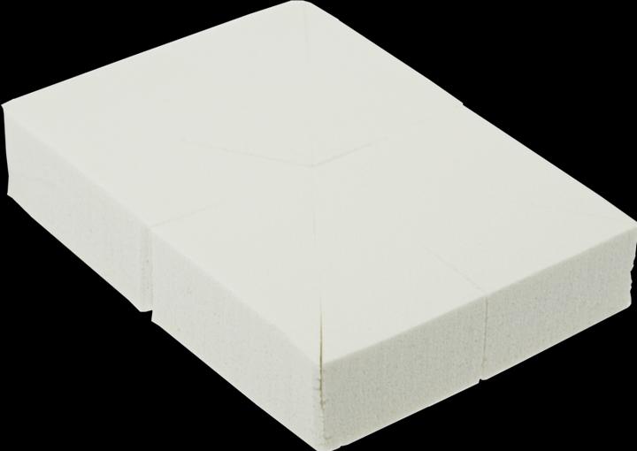 Spugna per trucco da 8 pezzi, in lattice, dimensioni: 10 x 7 x 2 cm