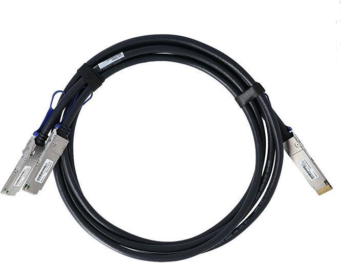 Produktbild BlueOptics Networks CAB-D-2Q-400G-2M kompatibles BlueLAN Breakout DAC QSFP-DD/2xQSFP56 BL29