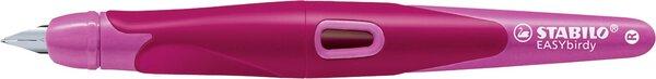 Produktbild STABILO EASYbirdy ergonomischer Schulfüller für Rechtshänder Anfänger-Feder (Beere, Pink, 1 x)