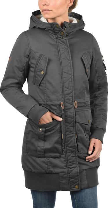 Actual product image Desires Alma Women's Parka Outdoor Jacket Winter Coat With Teddy Fleece And Fur Hood With Hood With (M)